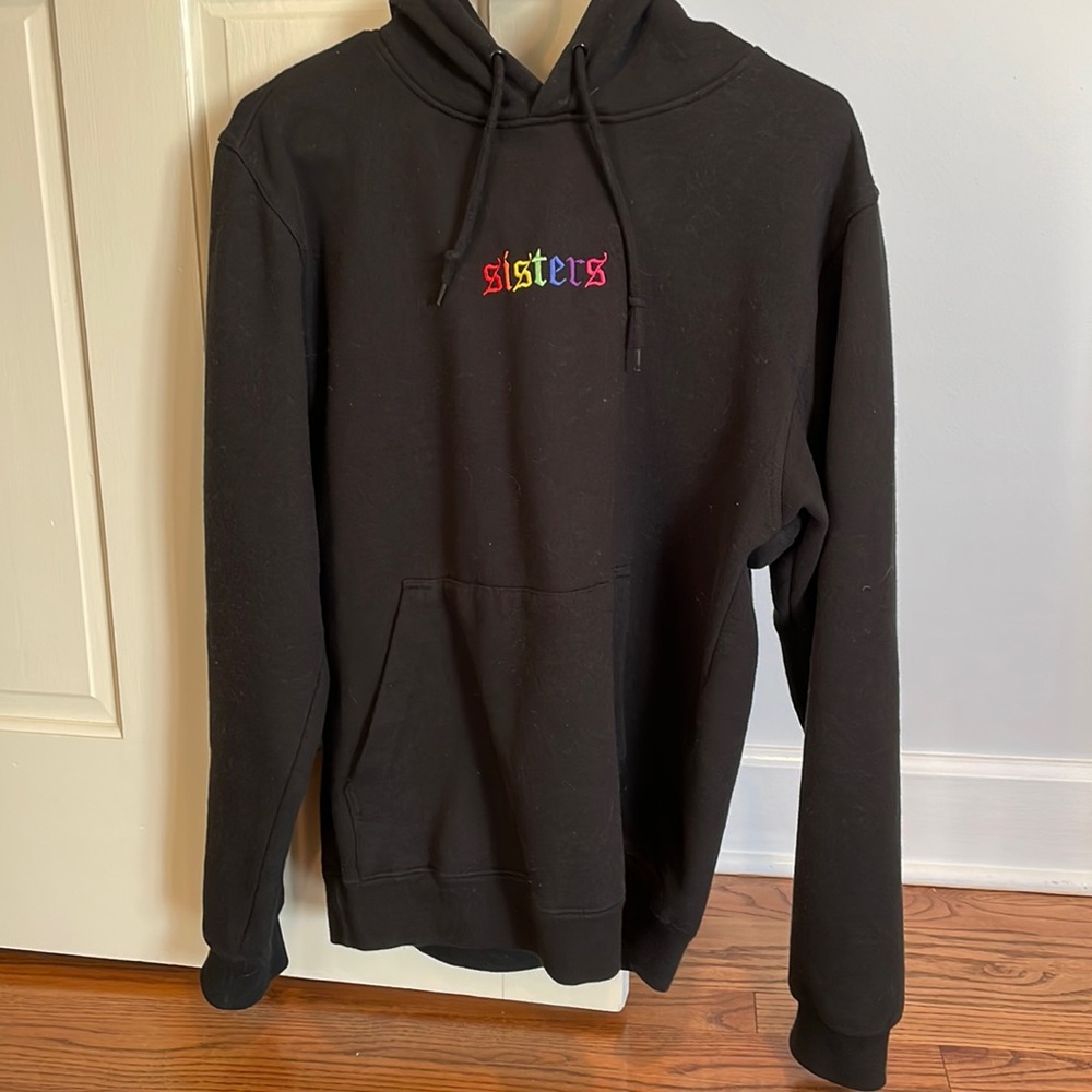 Sisters Apparel James Charles merch limited edition rainbow embroidered hoodie